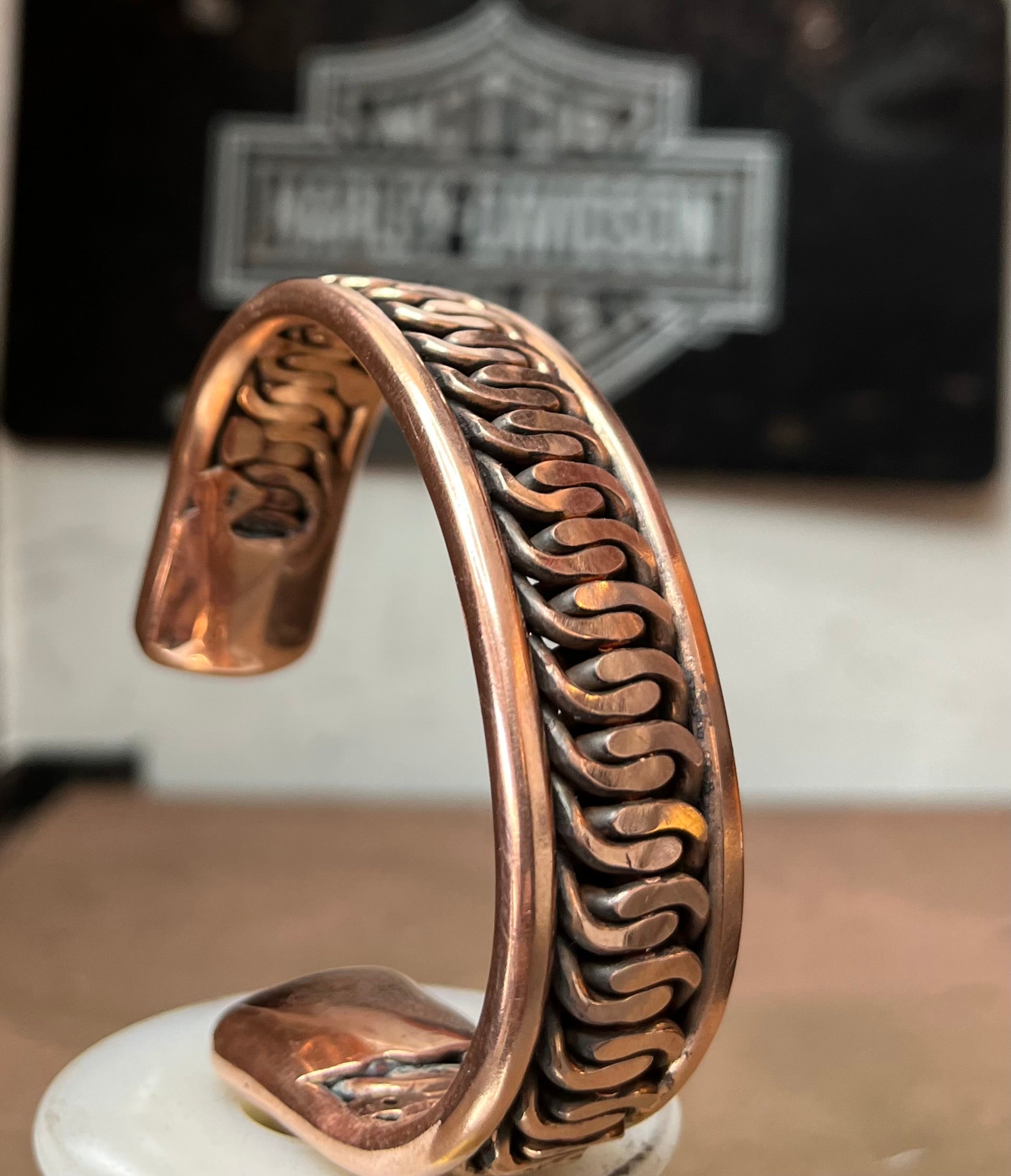 Copper KO Style Cuff Bracelet