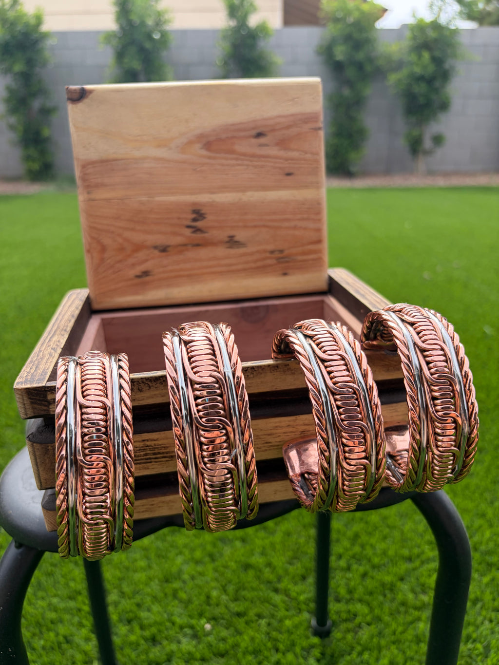 Copper/Stainless Cuff Bracelet