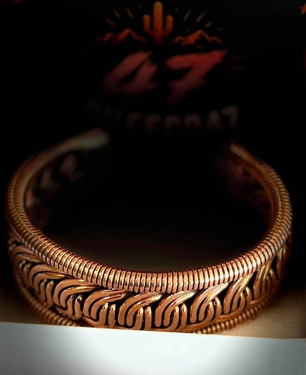Handmade Copper Cuff Bracelet