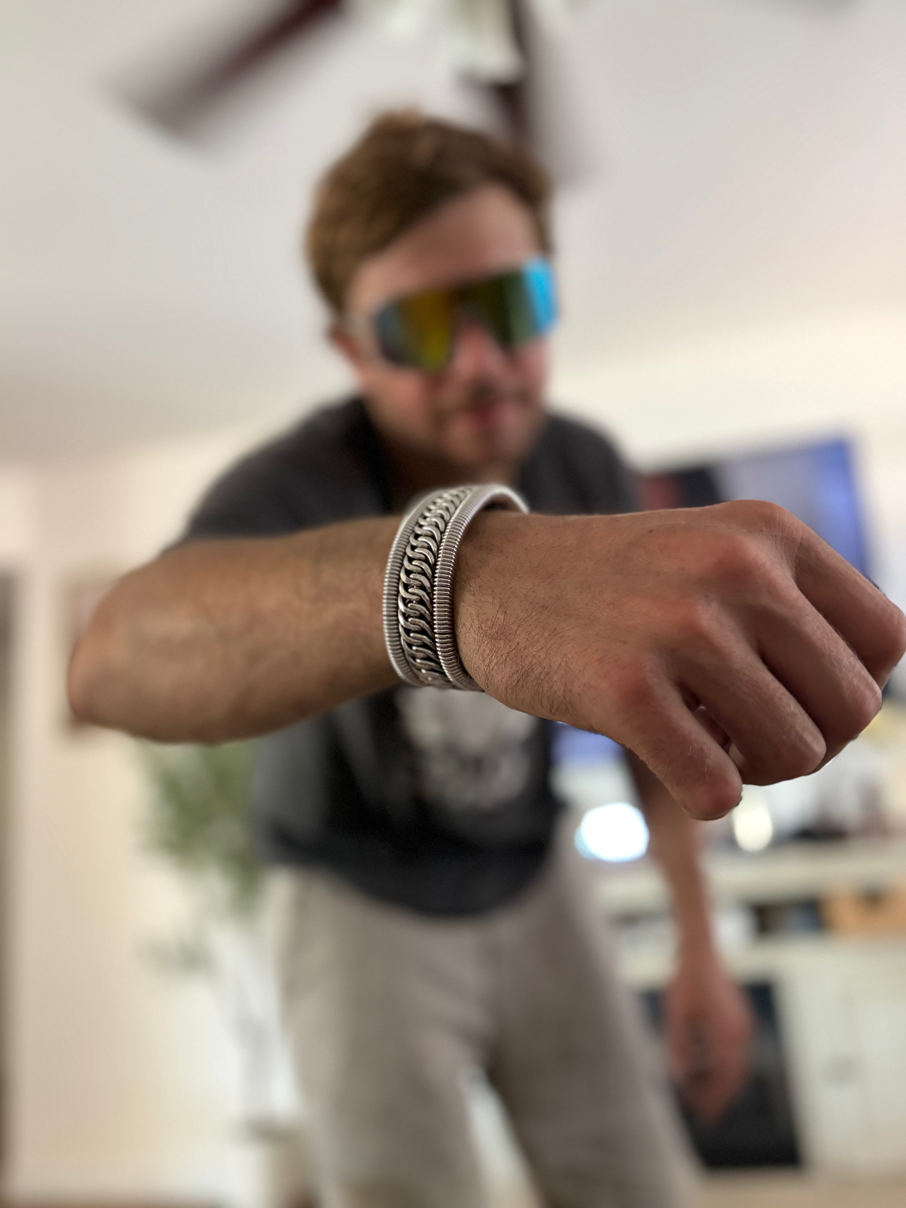 The Dime Piece!! ™️ Handmade Stainless steel cuff bracelet!