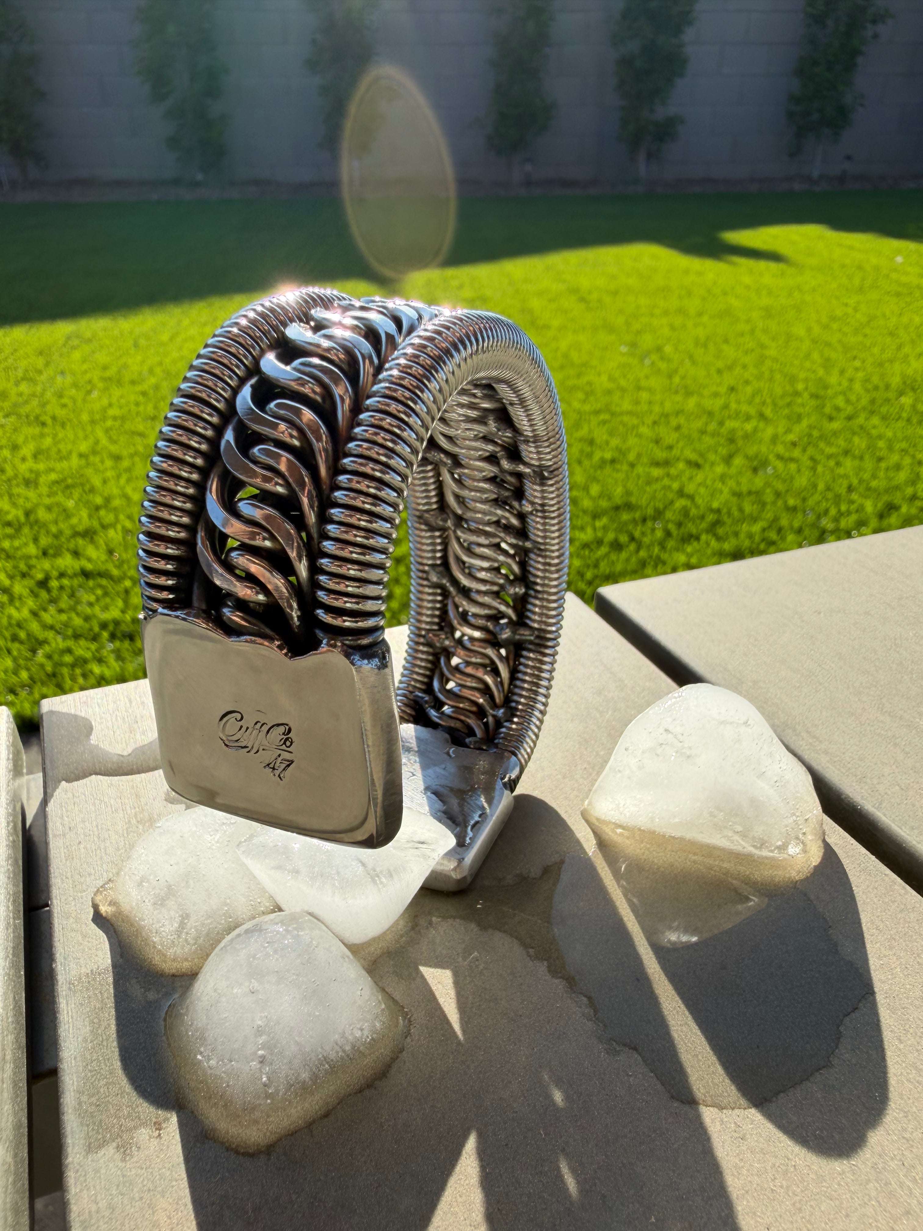 The Dime Piece!! ™️ Handmade Stainless steel cuff bracelet!