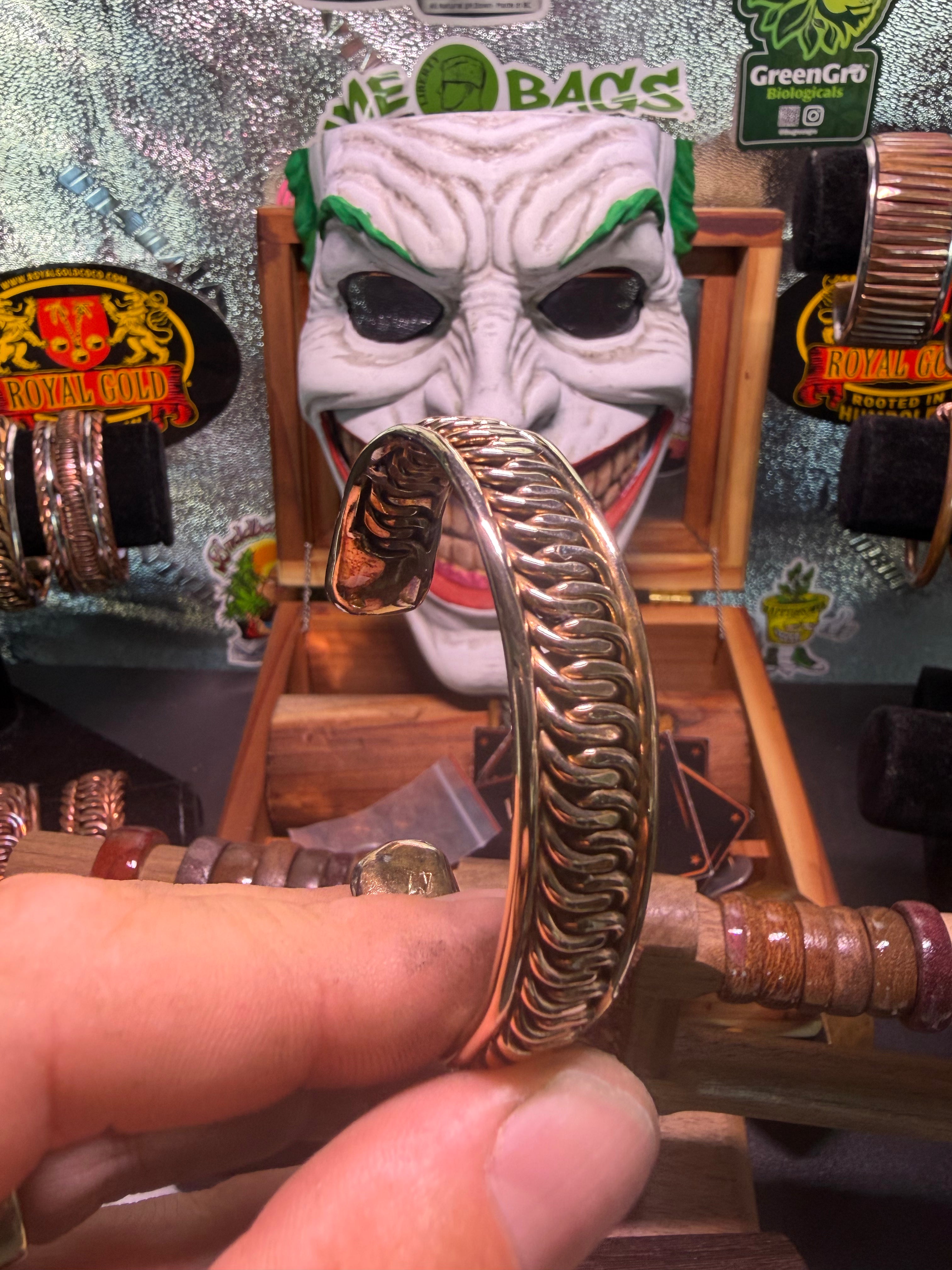 Silicon Bronze Cuff Bracelet!