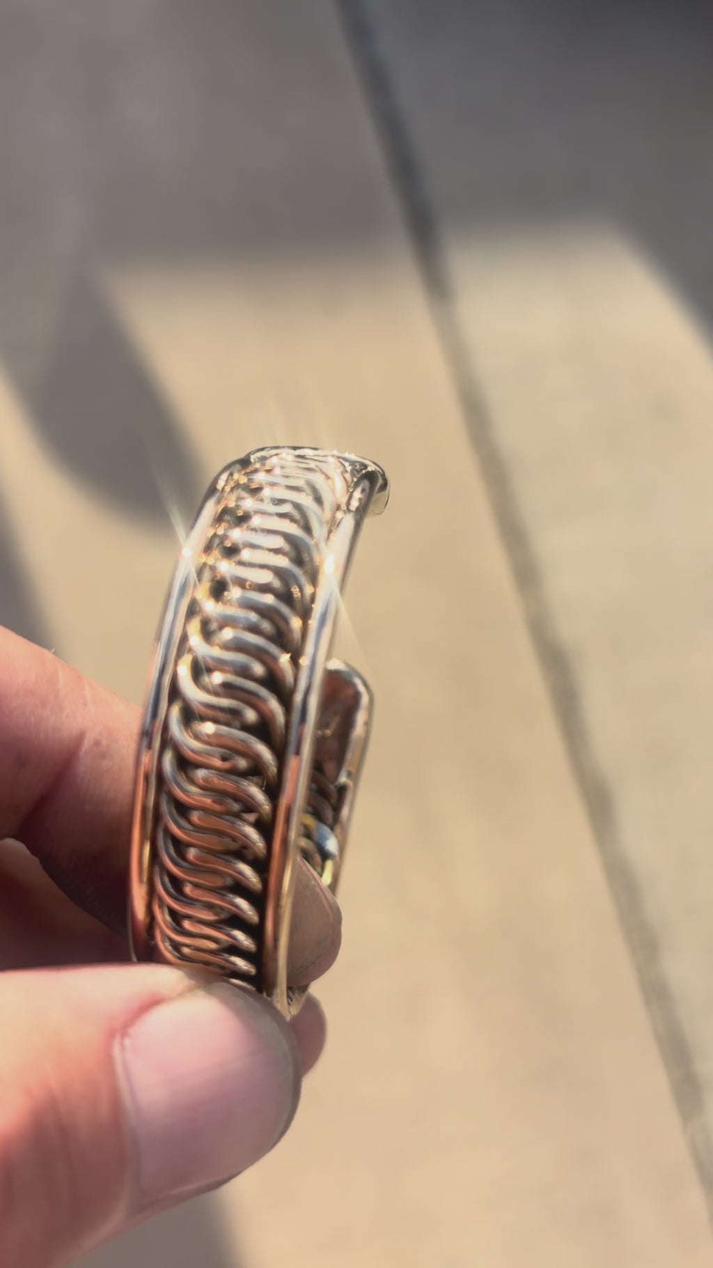 Silicon Bronze Cuff Bracelet!